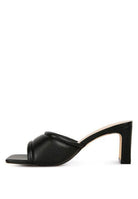 Celine Quilted Italian Block Heel Sandals - VacationGrabs