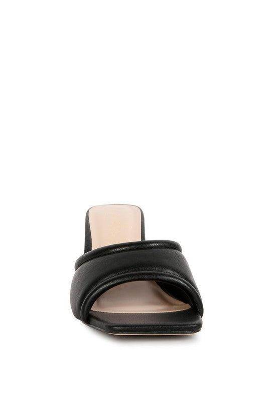 Celine Quilted Italian Block Heel Sandals - VacationGrabs