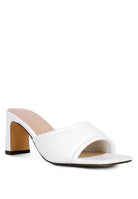 Celine Quilted Italian Block Heel Sandals - VacationGrabs