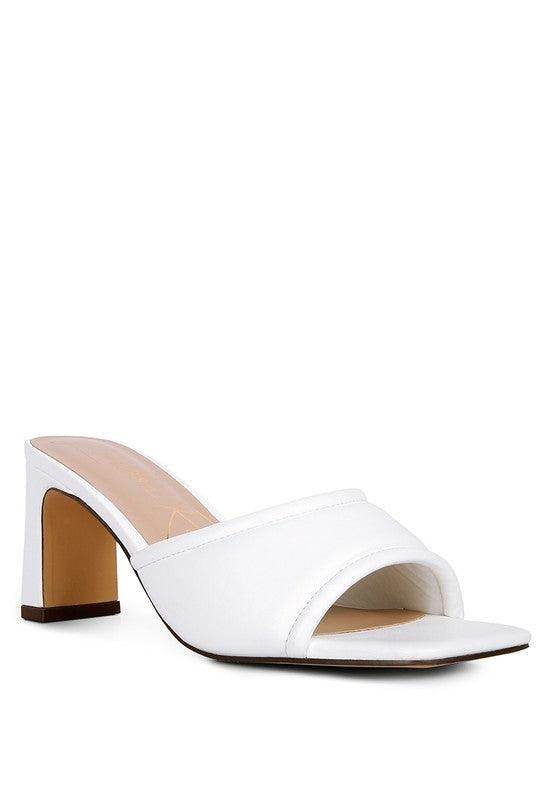 Celine Quilted Italian Block Heel Sandals - VacationGrabs