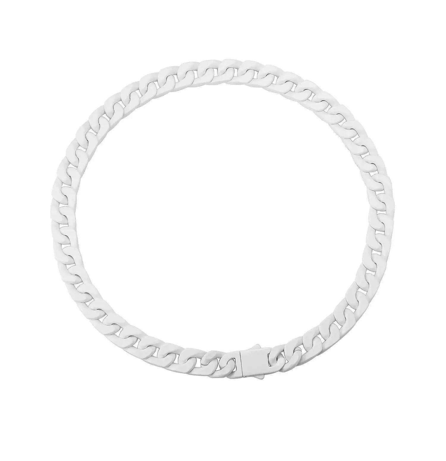 Stylish men's chain choker necklaces in silver for a modern accessory look