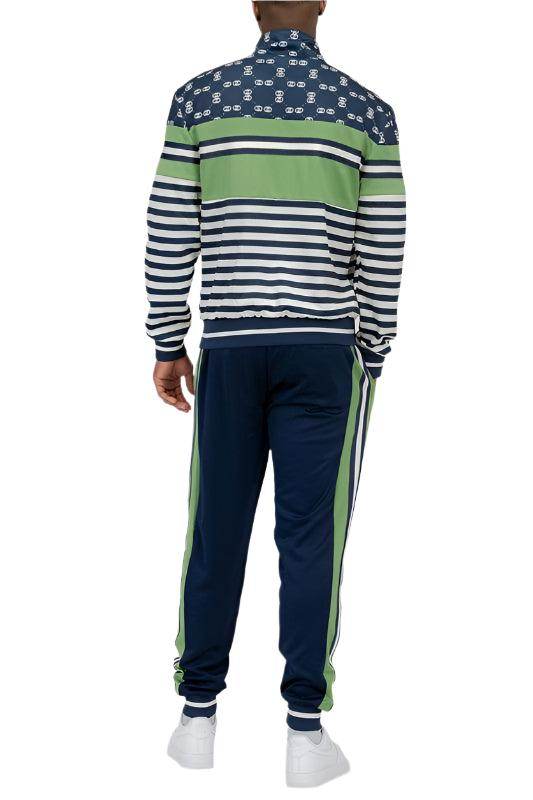 Men's 2PC Chain Link Track Suit - VacationGrabs