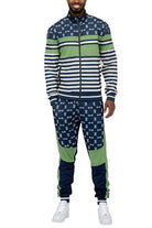 Men's 2PC Chain Link Track Suit - VacationGrabs