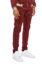 Checkered Plaid Waist Band Track Pants - VacationGrabs