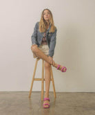 Oasis Society chic vacation heels in pink, perfect for stylish summer outings and beach events