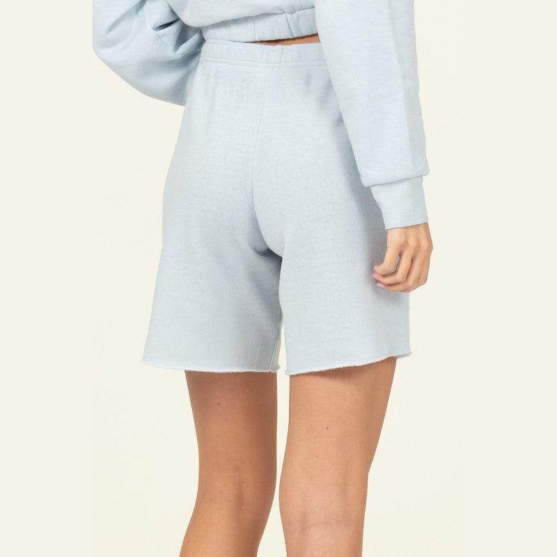 Light blue HYFVE chill babe shorts with a comfortable fit and casual style for everyday wear