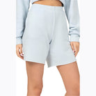 Light blue HYFVE chill babe shorts offering comfort and style for casual outfits