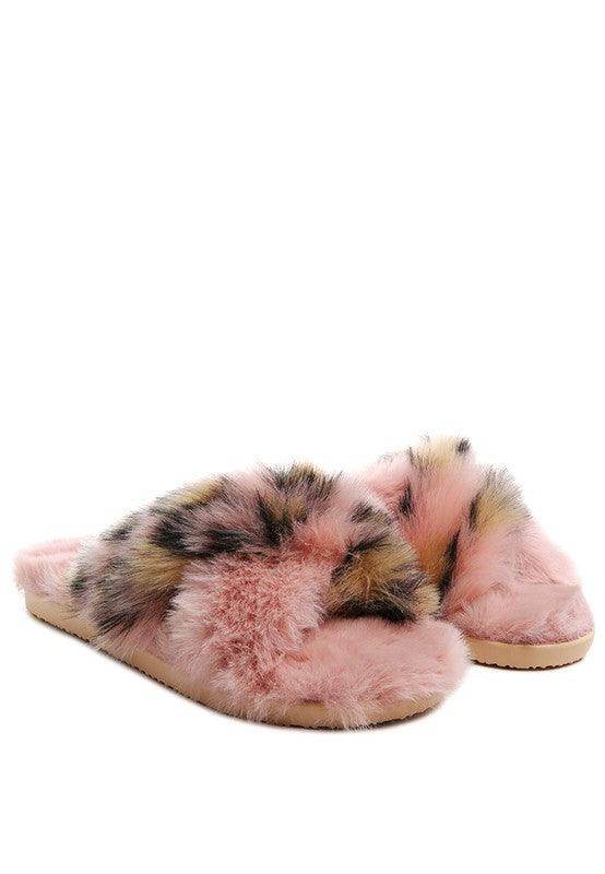 Chipmunk Times Fur Indoor Slippers - VacationGrabs