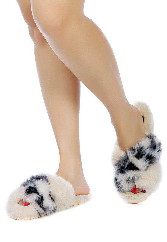 Chipmunk Times Fur Indoor Slippers - VacationGrabs