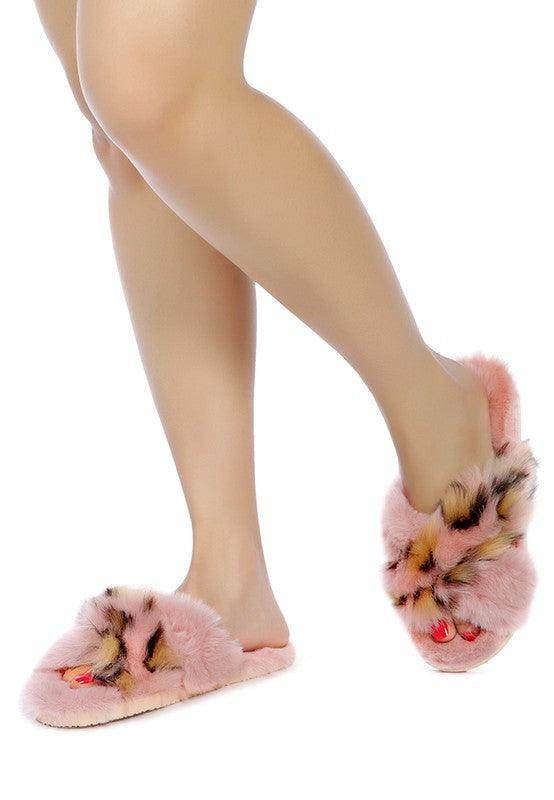 Chipmunk Times Fur Indoor Slippers - VacationGrabs