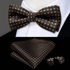 Classic Bow Ties For Men Silk Butterfly Pre-Tied Bowtie - VacationGrabs