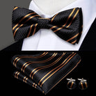 Classic Bow Ties For Men Silk Butterfly Pre-Tied Bowtie - VacationGrabs