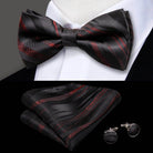 Classic Bow Ties For Men Silk Butterfly Pre-Tied Bowtie - VacationGrabs