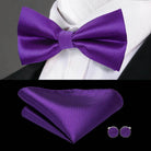 Classic Bow Ties For Men Silk Butterfly Pre-Tied Bowtie - VacationGrabs