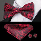 Classic Bow Ties For Men Silk Butterfly Pre-Tied Bowtie - VacationGrabs