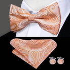 Classic Bow Ties For Men Silk Butterfly Pre-Tied Bowtie - VacationGrabs