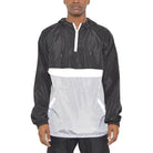 Mens Color Block Anorak Jacket Pullover Windbreaker - VacationGrabs