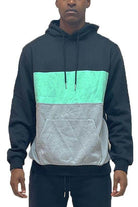 Men's Activewear Color Block Pullover Hoodie