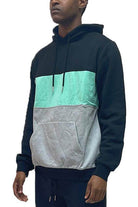 Color Block Pullover Hoodie - VacationGrabs