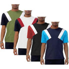 Color block t-shirt men available in multiple colors and styles for versatile casual wear