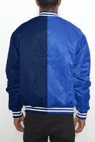 Color Block Two Tone Varsity Jacket - VacationGrabs