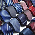 Colorful Silk Neck Ties Formal Professional Slim Ties - VacationGrabs
