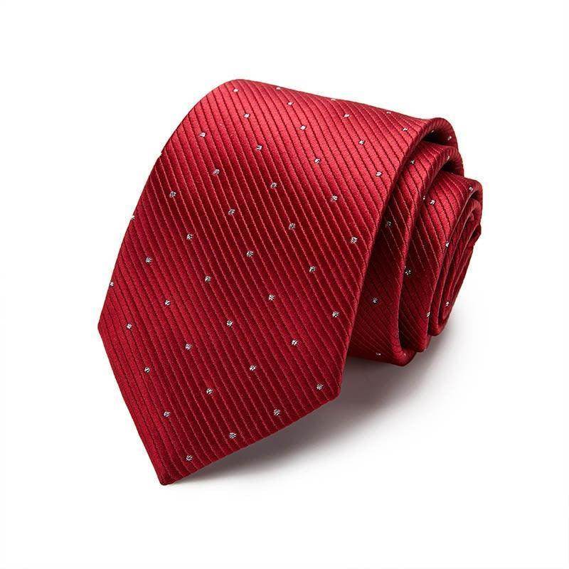 Colorful Silk Neck Ties Formal Professional Slim Ties - VacationGrabs