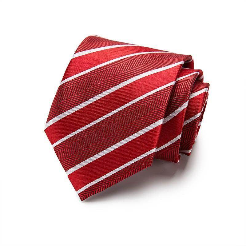 Colorful Silk Neck Ties Formal Professional Slim Ties - VacationGrabs