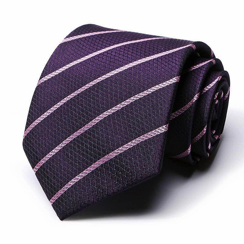 Colorful Silk Neck Ties Formal Professional Slim Ties - VacationGrabs