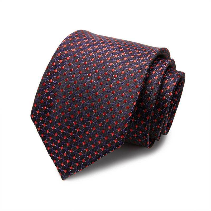 Colorful Silk Neck Ties Formal Professional Slim Ties - VacationGrabs