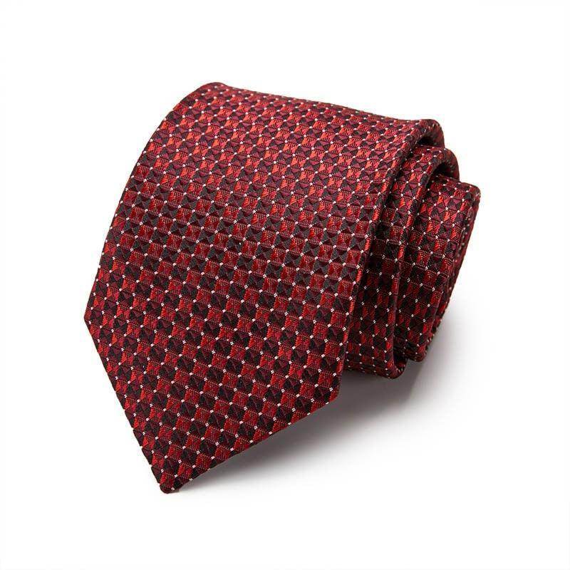 Colorful Silk Neck Ties Formal Professional Slim Ties - VacationGrabs
