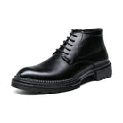 VacationGrabs comfortable mens dress shoes in black leather with stylish design and sturdy sole