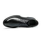 VacationGrabs comfortable mens dress shoes in sleek black leather design for formal occasions