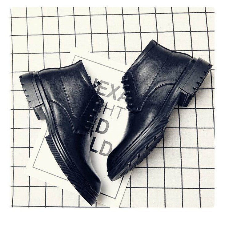 Stylish black comfortable mens dress shoes with sleek design and sturdy sole for versatile wear