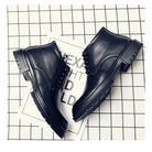 Stylish black comfortable mens dress shoes with sleek design and sturdy sole for versatile wear