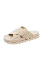 Let's See Style Women's Sandals with Cross-Strap Design, ideal comfortable travel footwear