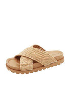Let's See Style Women's Sandals with Cross-Strap Design, perfect as comfortable travel footwear