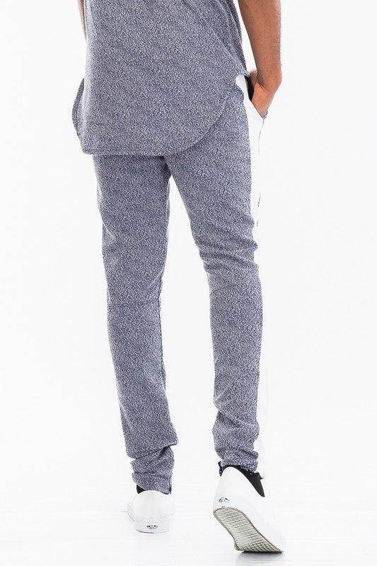 WEIV men's joggers in grey with a stylish fit, perfect as comfortable vacation track pants.