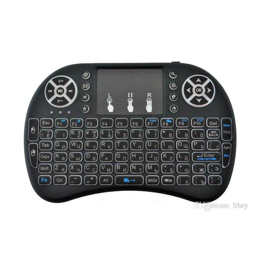 Compact keyboard for travel with multimedia controls and backlit keys for easy use on the go