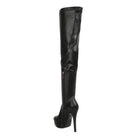 Confetti Stretch Pu High Heeled Long Boots - VacationGrabs