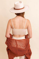 Contour Rib Knit Brami Lounge Top - VacationGrabs
