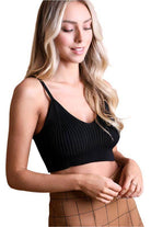 Contour Rib Knit Brami Lounge Top - VacationGrabs