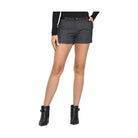 Miley + Molly contrast waistband shorts in black with a stylish fit for casual wear