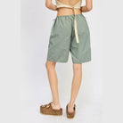 Contrasted Bermuda Shorts - VacationGrabs