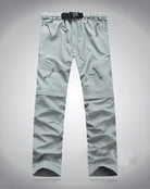 Lightweight VacationGrabs men's convertible pants for travel with adjustable belt and zipper pockets