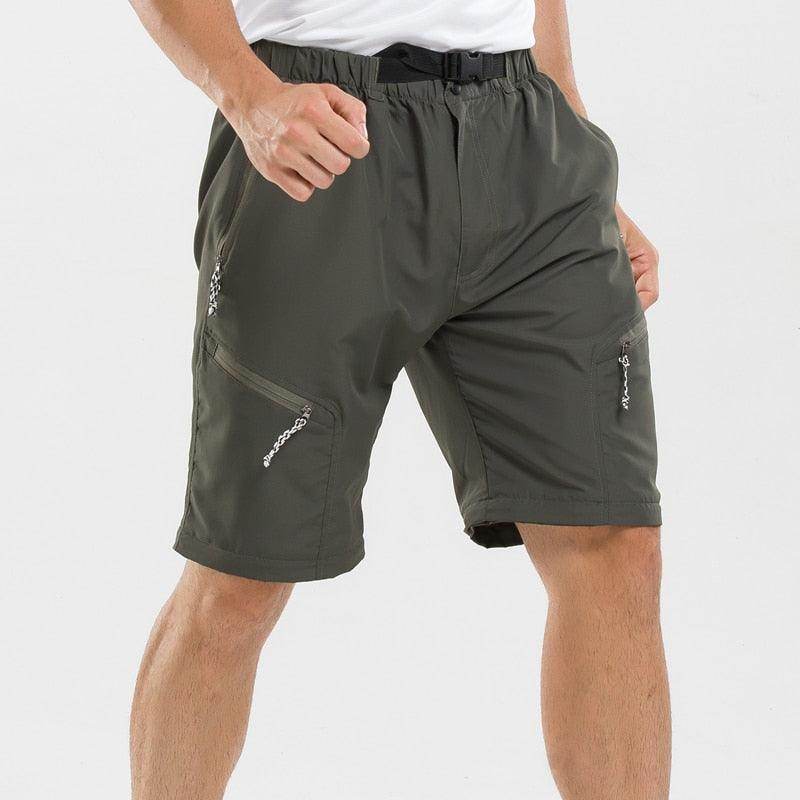 Men's VacationGrabs convertible pants for travel featuring zippered pockets and adjustable waistband
