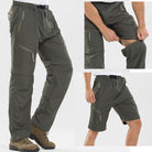 Men's Convertible Pants for Travel with Zip-Off Legs for Versatile Outdoor Use