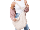 Boucle Sherpa Messenger Bag - VacationGrabs
