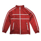Criss Cross Tape Stripe Track Jacket - VacationGrabs