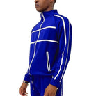 Criss Cross Tape Stripe Track Jacket - VacationGrabs